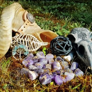 Amethyst Scales Classic Divination Runes Amethyst Gemstone set purple RU003