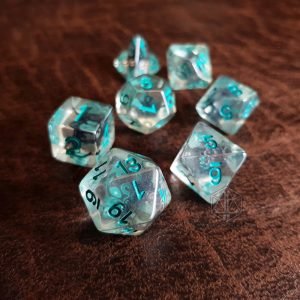 Roots of Darkness resin polyhedral rpg dice set inclusions 1 DPL092