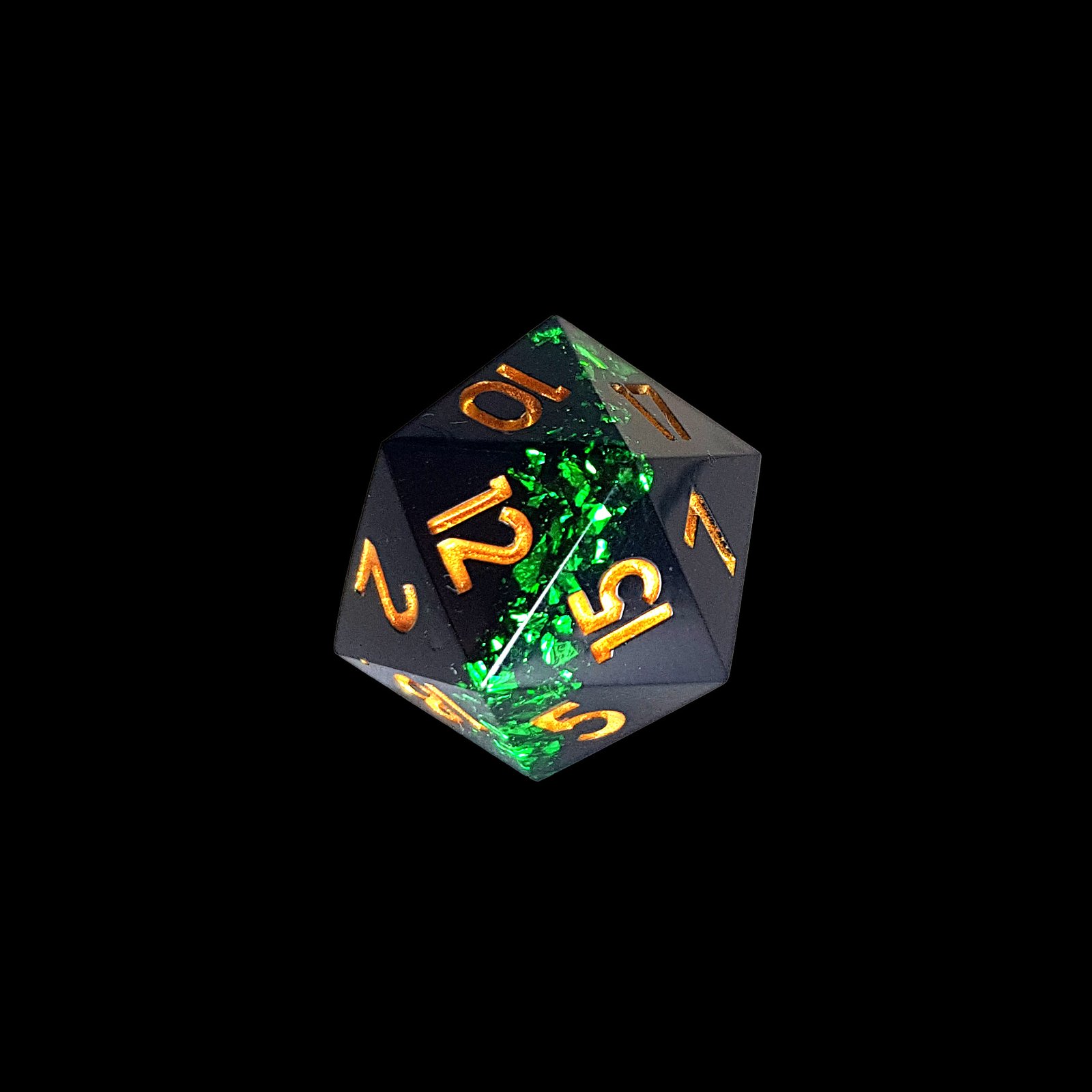 Obsidian Shards: Verdant Prime – Sharp Resin Dice Set 3 Obsidian Shards: Verdant Prime – Sharp Resin Dice Set - Image 3