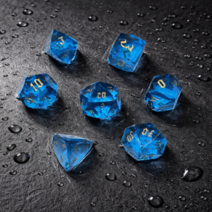 Aethercut – Diamond Cut Resin Dice Set