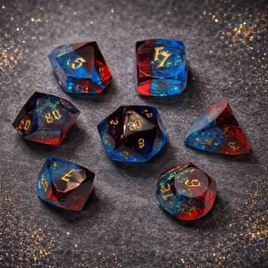 Spellcut – Diamond Cut Resin Dice Set