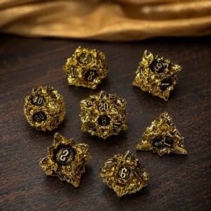 Gilded Cathedral – Set di Dadi in Metallo