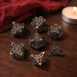 Iron Dwarven Vault – Set di Dadi in Metallo