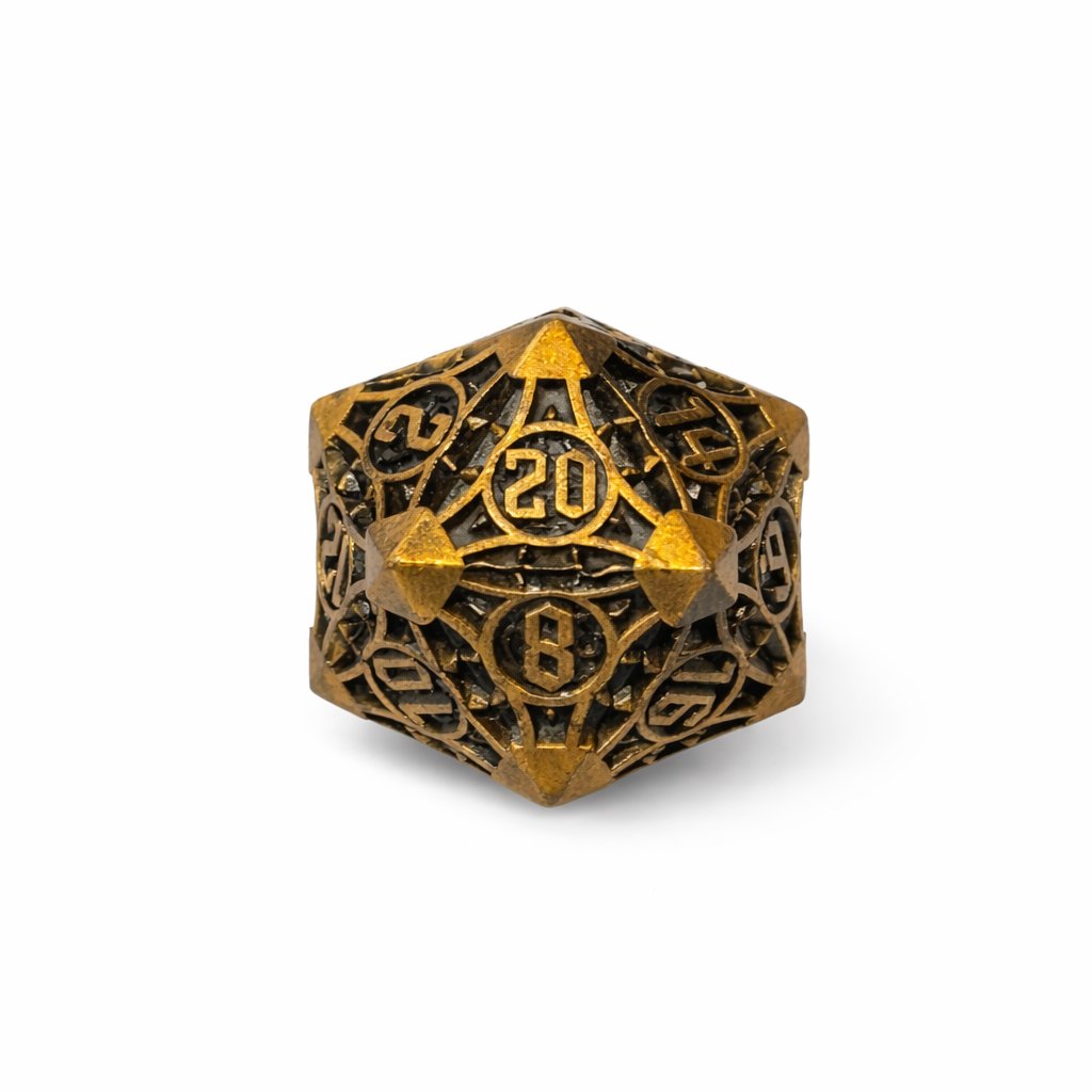 Obsidian Dwarven Vault – Set di Dadi in Metallo 4 Obsidian Dwarven Vault – Set di Dadi in Metallo - immagine 4