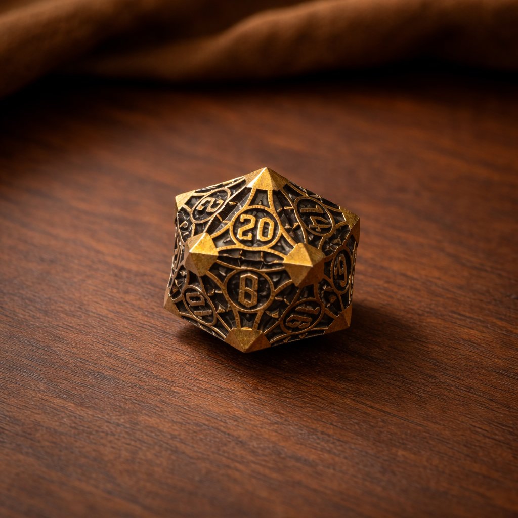Obsidian Dwarven Vault – Set di Dadi in Metallo 3 Obsidian Dwarven Vault – Set di Dadi in Metallo - immagine 3