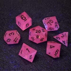 Pink Nova – Set di Dadi Sharp in Resina