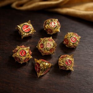 Radiant Morningstar – Set di Dadi in Metallo