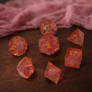 Blossom Crystals – Set di Dadi Sharp in Resina