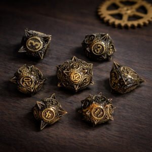 Bronze Morningstar – Set di Dadi in Metallo