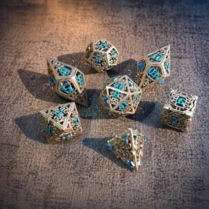 Abyssal Coil – Hollow Metal Dice Set