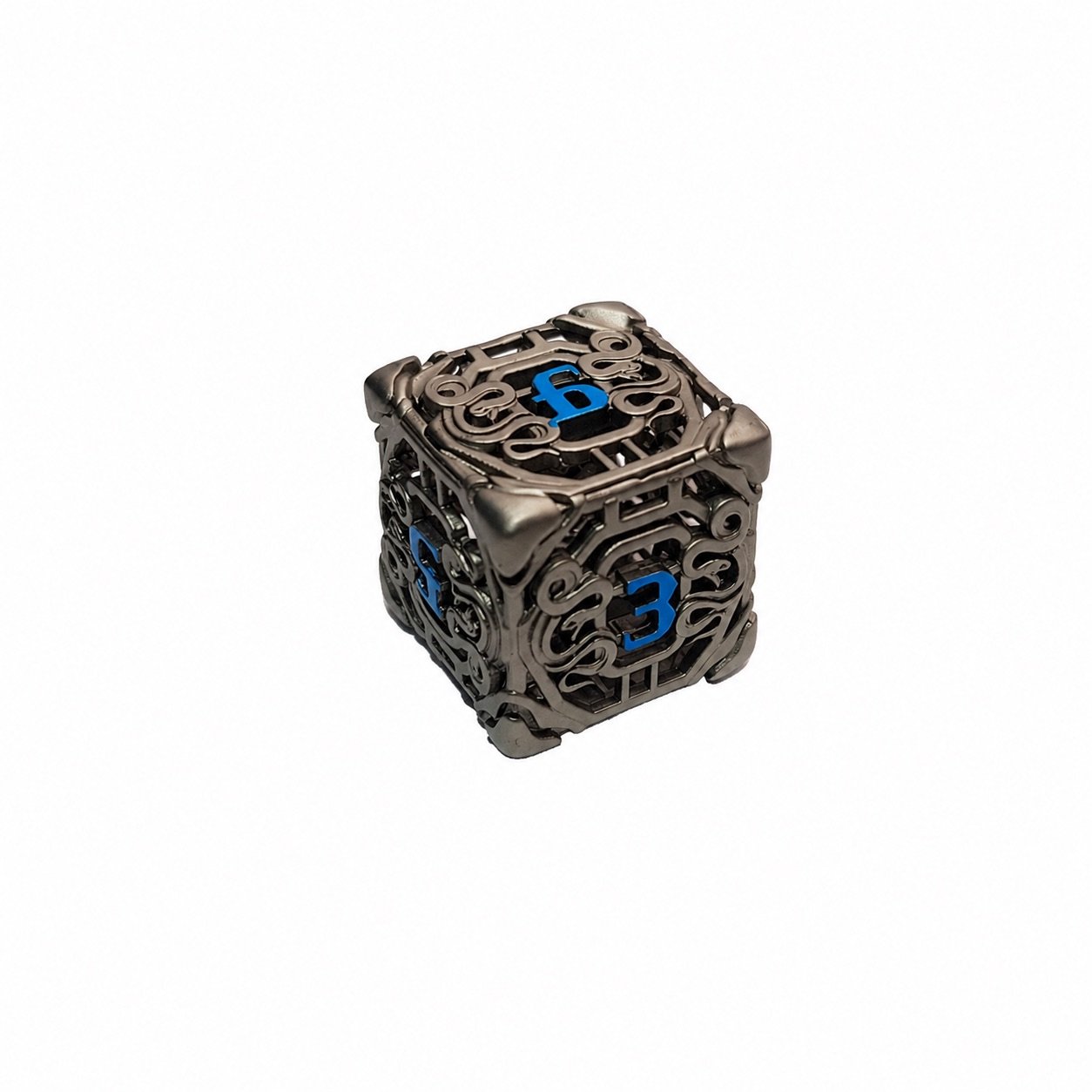 Abyssal Coil – Hollow Metal Dice Set 3 Abyssal Coil – Hollow Metal Dice Set - Image 3