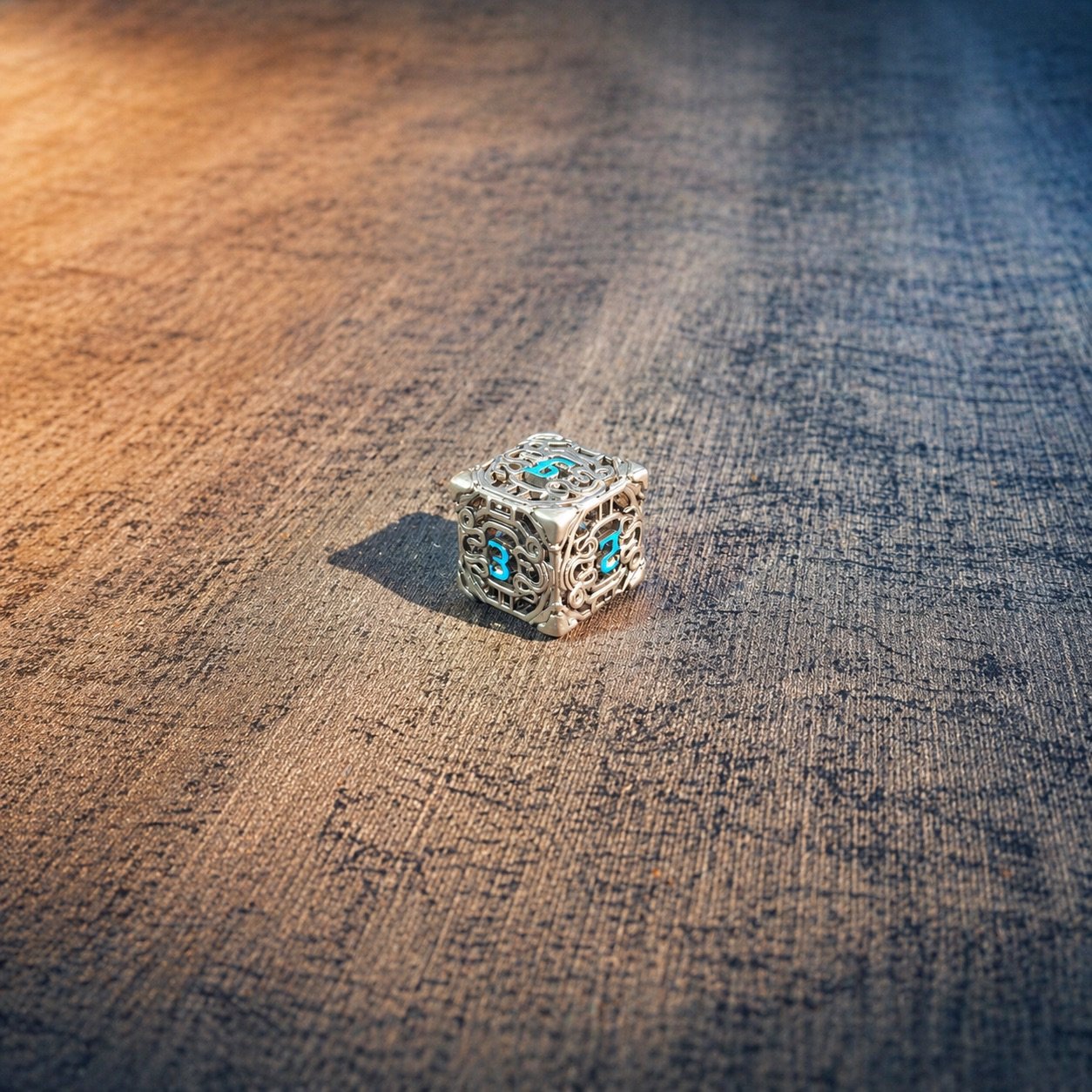Abyssal Coil – Hollow Metal Dice Set 4 Abyssal Coil – Hollow Metal Dice Set - Image 4
