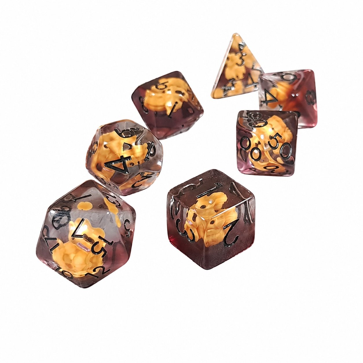 Autumn Spirit Familiar – Miniatures Resin Dice Set 2 Autumn Spirit Familiar – Miniatures Resin Dice Set - Image 2