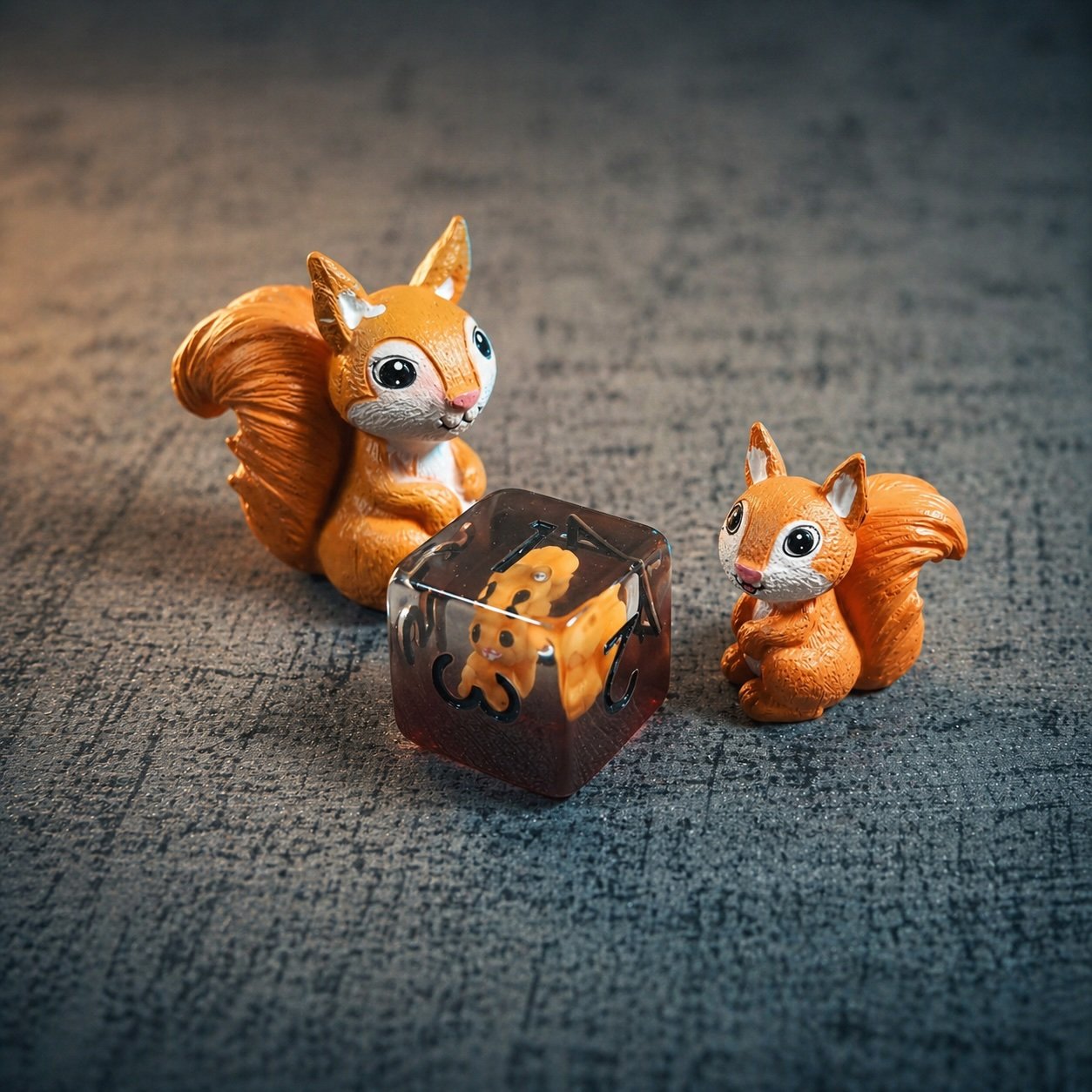 Autumn Spirit Familiar – Miniatures Resin Dice Set 3 Autumn Spirit Familiar – Miniatures Resin Dice Set - Image 3