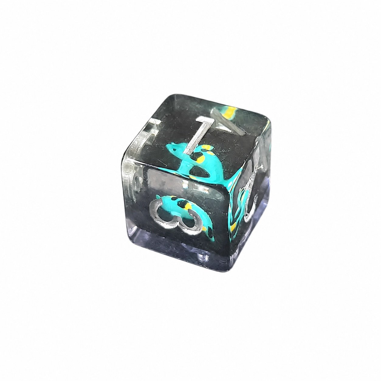 Azure Drift – Miniatures Resin Dice Set 4 Azure Drift – Miniatures Resin Dice Set - Image 4