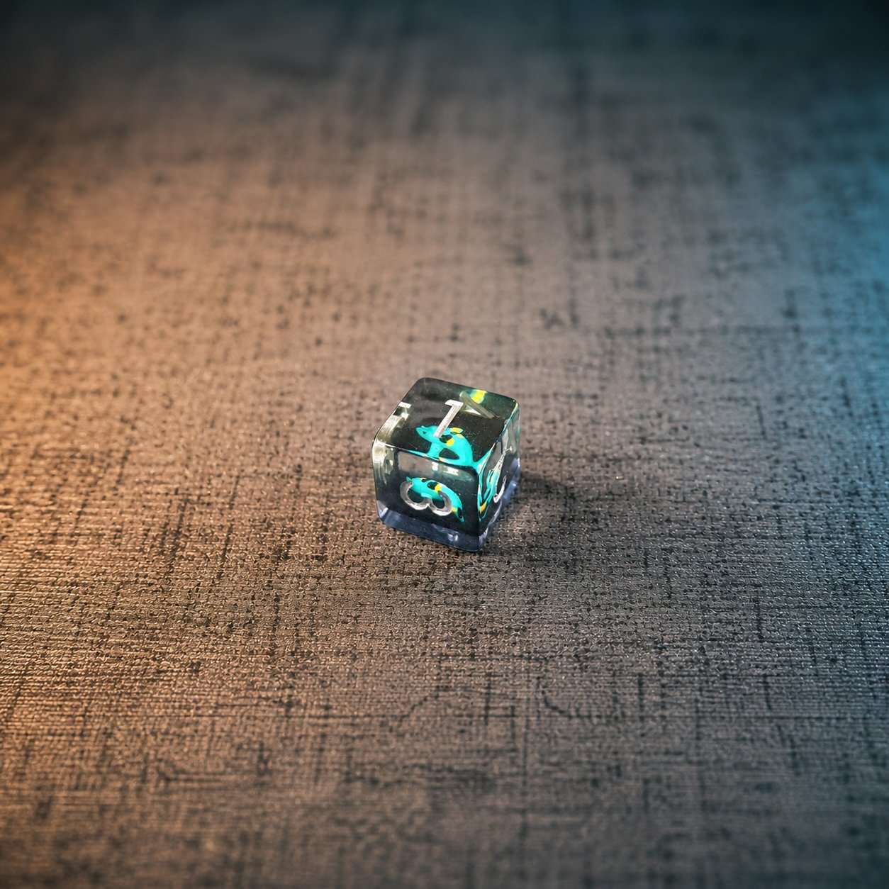 Azure Drift – Miniatures Resin Dice Set 3 Azure Drift – Miniatures Resin Dice Set - Image 3