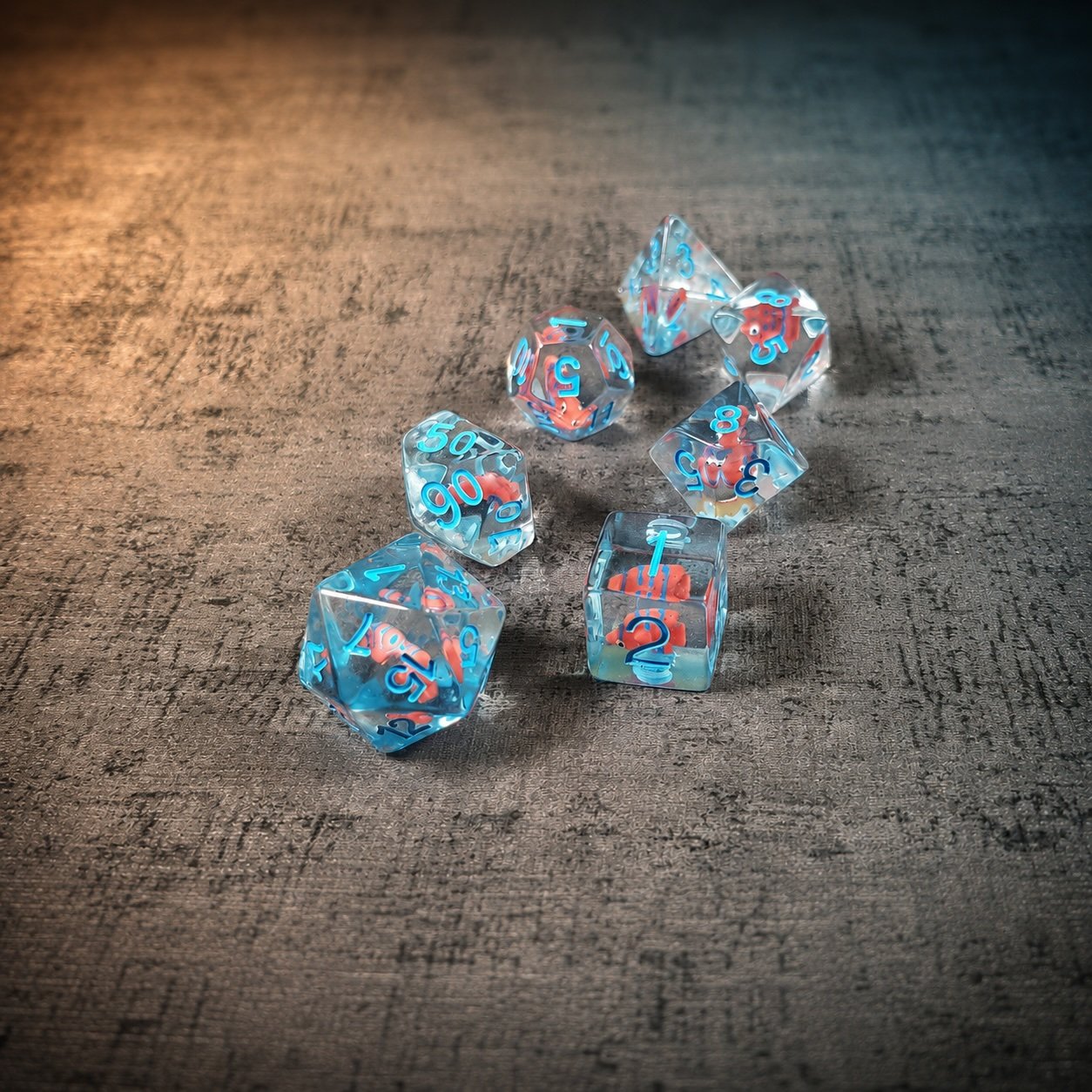 Coral Tide Familiar – Miniatures Resin Dice Set 1 Coral Tide Familiar – Miniatures Resin Dice Set
