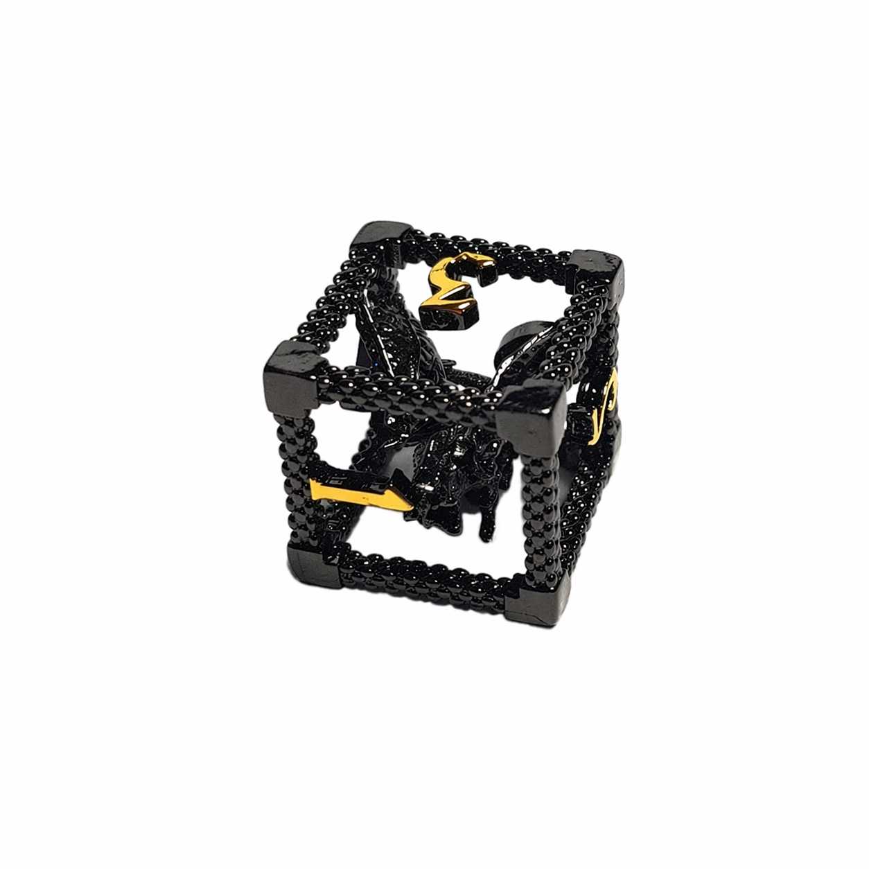 Midnight Drake – Hollow Metal Dice Set 3 Midnight Drake – Hollow Metal Dice Set - Image 3