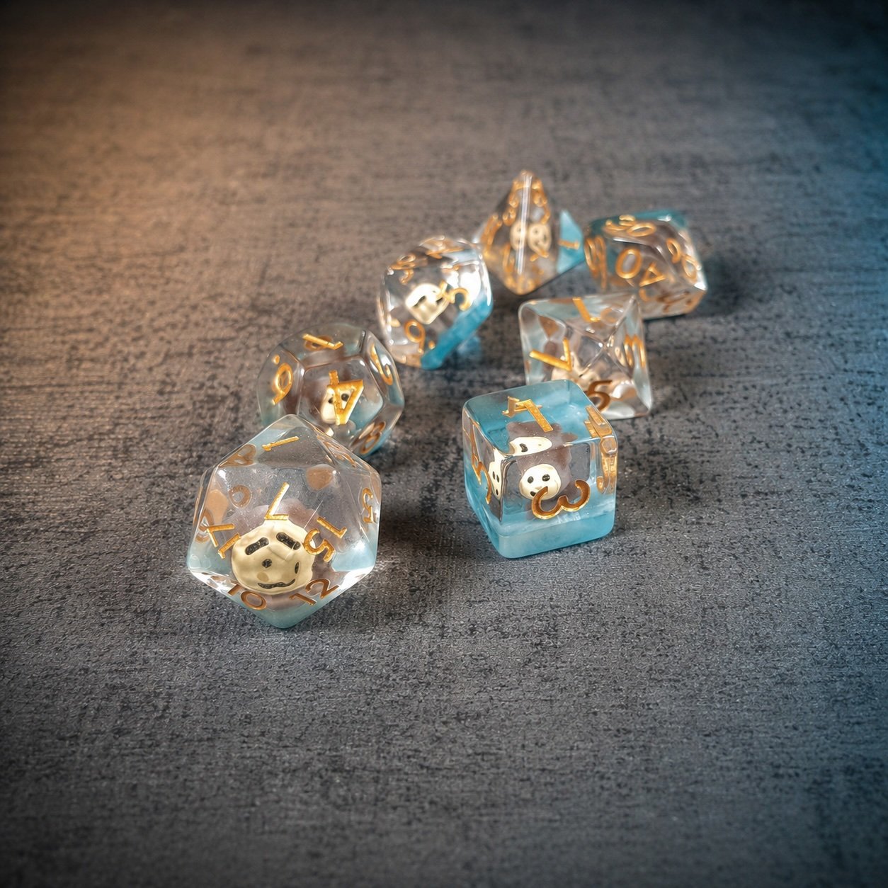 Monkey Business – Miniatures Resin Dice Set 1 Monkey Business – Miniatures Resin Dice Set