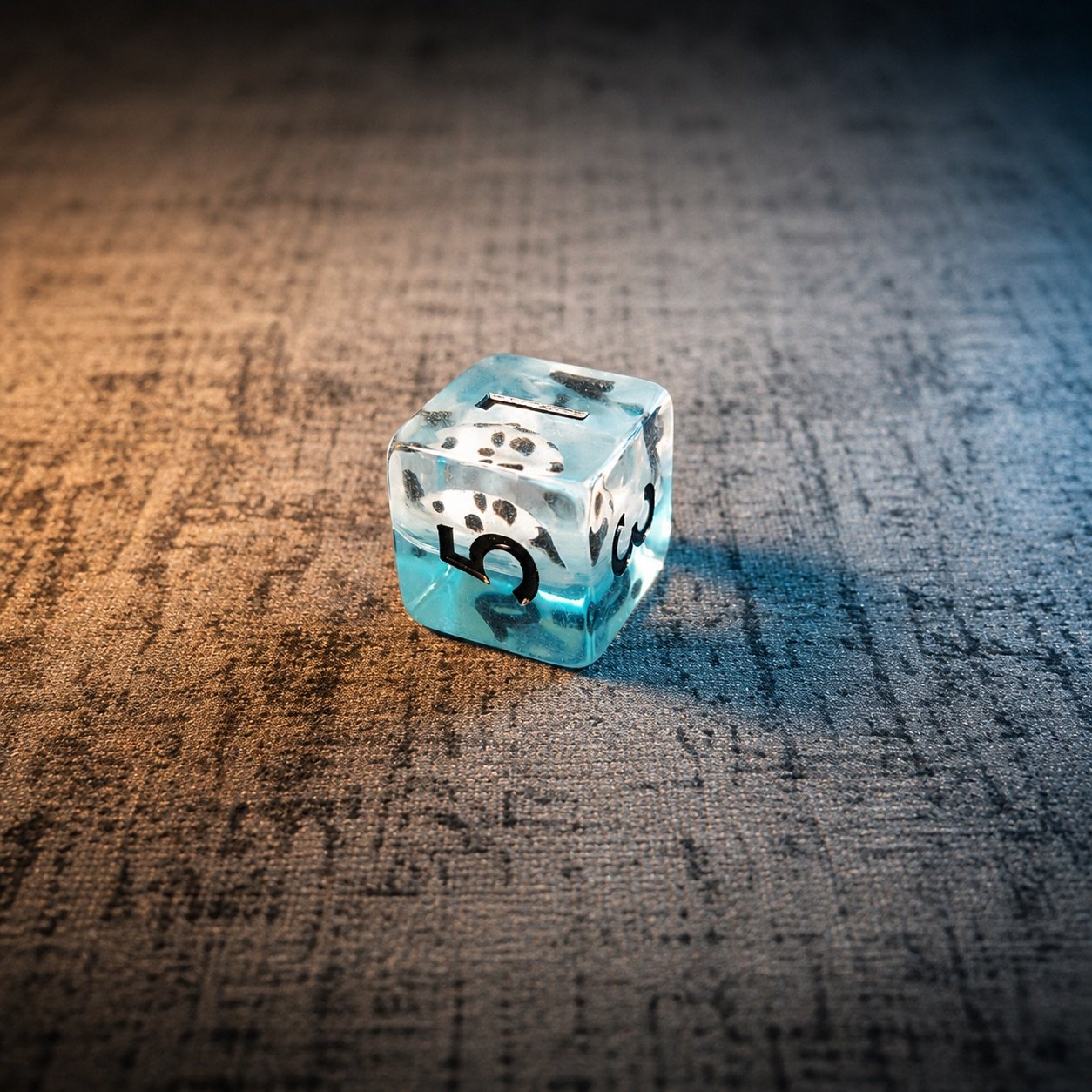 Pearly Spirit of the Lotus Pond – Miniatures Resin Dice Set 4 Pearly Spirit of the Lotus Pond – Miniatures Resin Dice Set - Image 4