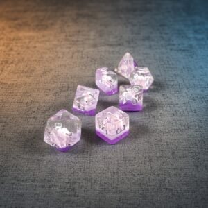 The Lavender Stampede – Miniatures Resin Dice Set