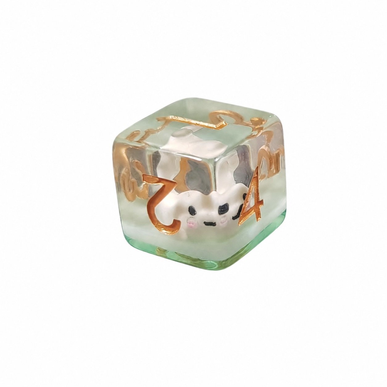 White Tide Guardian – Miniatures Resin Dice Set 4 White Tide Guardian – Miniatures Resin Dice Set - Image 4