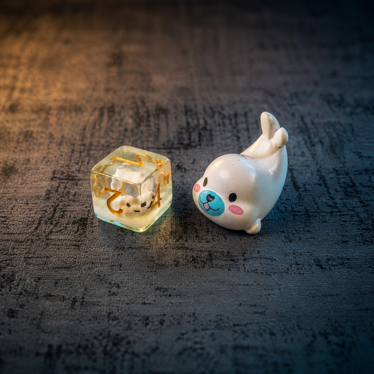 White Tide Guardian – Miniatures Resin Dice Set 3 White Tide Guardian – Miniatures Resin Dice Set - Image 3