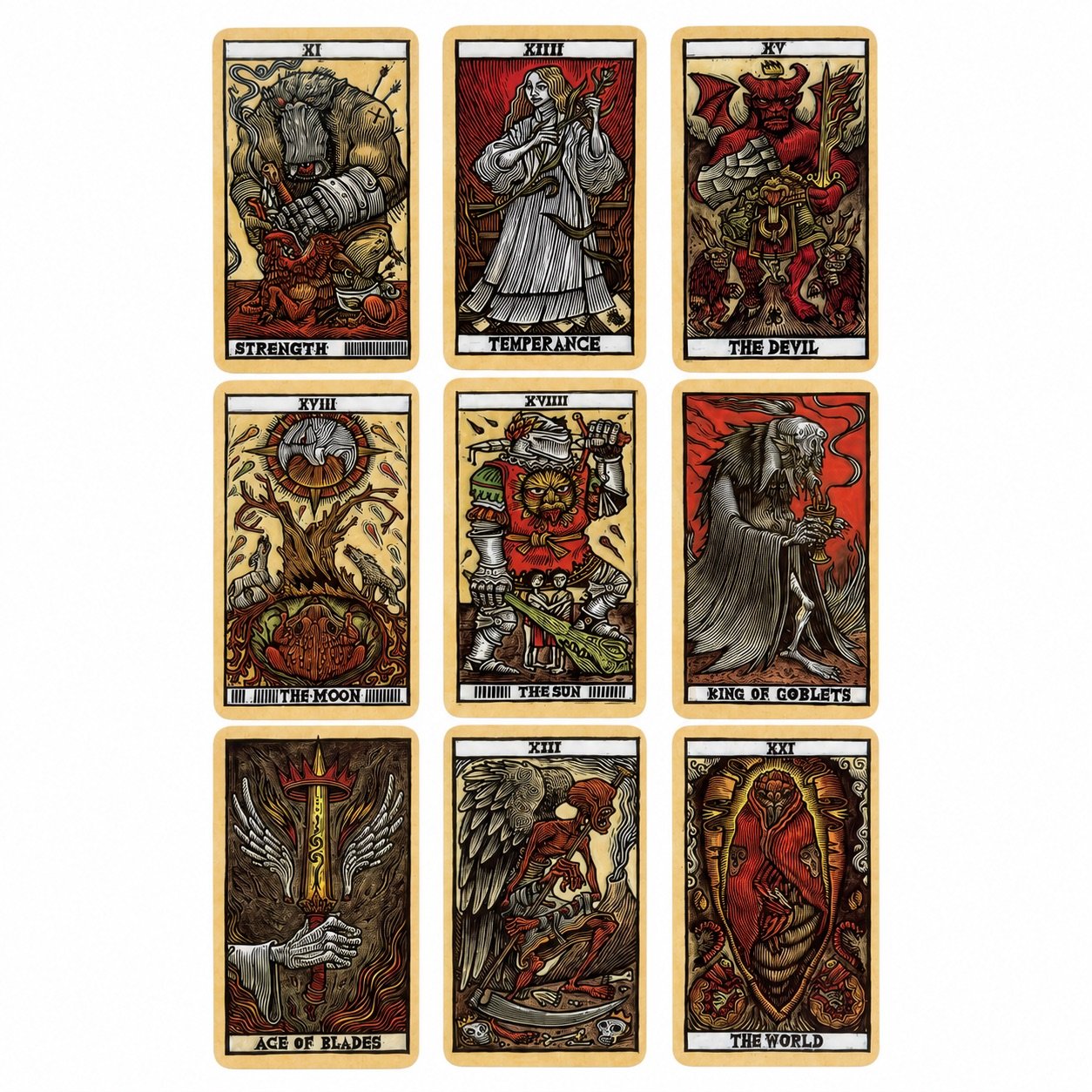 Tarot Del Toro – Mazzo di Tarocchi da 78 carte 2 Tarot Del Toro – Mazzo di Tarocchi da 78 carte - immagine 2