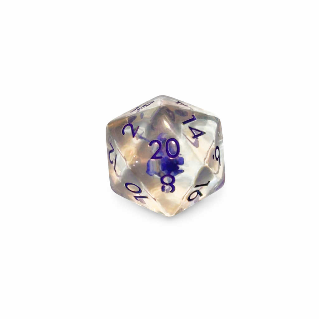 Twilight Petals – Miniatures Resin Dice Set 3 Twilight Petals – Miniatures Resin Dice Set - Image 3